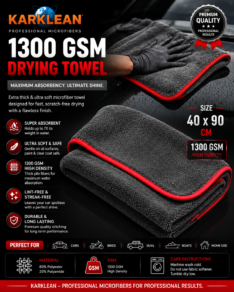 KARLKLEAN MICRO FIBER TOWELS 1300GSM