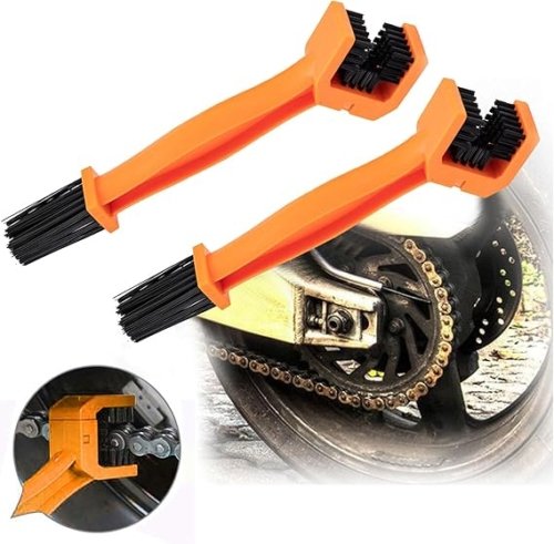 Chain Cleaning Brush yellow 1 Chain Cleaning Brush yellow 1