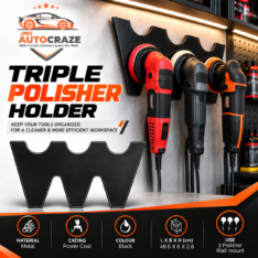 AUTOCRAZE TRIPLE POLISHERS HOLDER STAND