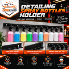 AUTOCRAZE DETAILING SPRAY BOTTLES HOLDER