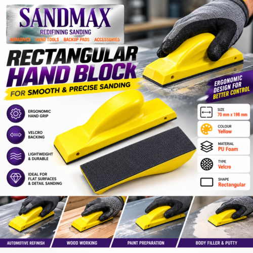 MEDIUM YELLOW HAND BLOCK MEDIUM YELLOW HAND BLOCK