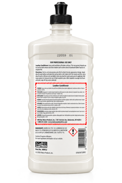 LEATHER CONDITIONER 2