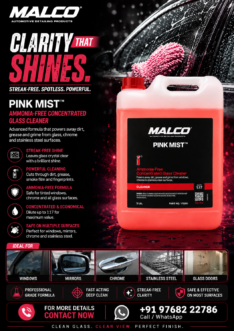 JMD Malco Pink Mist Premium Glass Cleaner 5 Ltrs