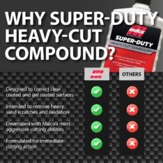 MALCO 127632 SUPER DUTY HEAVY CUT COMPOUND