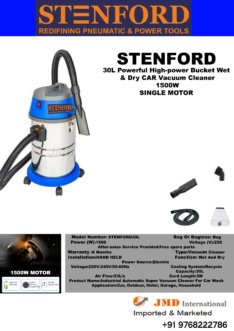 STENFORD WET / DRY VACUUM CLEANER 30 LTR