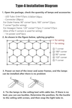 AUTOCRAZE DETAILING HEXAGONAL LED LIGHTS