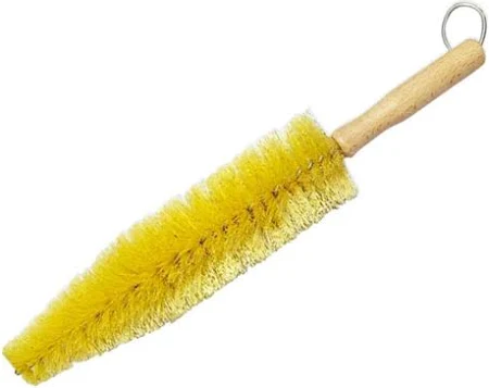 Long Wood Wheel Spoke Brush YELLOW 1 Long Wood Wheel Spoke Brush YELLOW 1