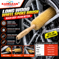 AUTOCRAZE LONG WOOD WHEEL SPOKE BRUSH