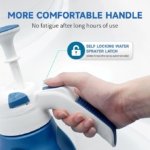 hand foam gun blue white 6