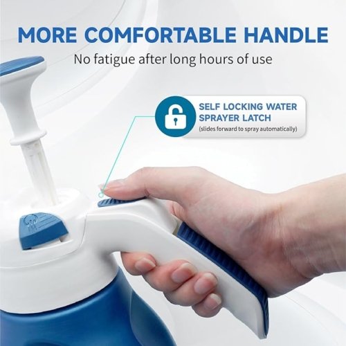 hand foam gun blue white 6